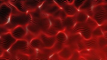 rosso luccicante spazio particella modulo, futuristico neon grafico sfondo, energia 3d astratto arte elemento illustrazione, tecnologia artificiale intelligenza, forma tema sfondo foto