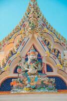 il architettura di wat pariwas,,bellissimo tempio nel bangkok o, tempio nel Tailandia. foto