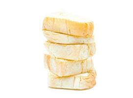 burro pane su un' bianca sfondo foto