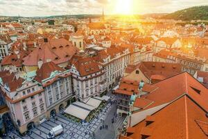 praga Repubblica Ceca vecchio cittadina foto