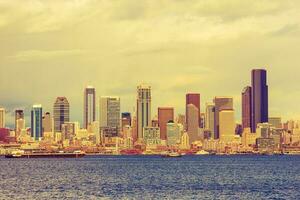 città di Seattle lungomare foto