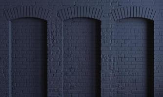 sfondo scuro archi in mattoni parete loft