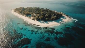 estate vacanze nel tropicale viaggio destinazioni offrire idilliaco bellezza nel natura generato di ai foto