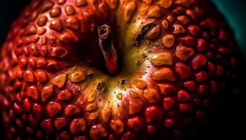 maturo mela, fresco e sano, un' buongustaio merenda nel natura generato di ai foto