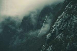 Norvegia panoramico montagne foto