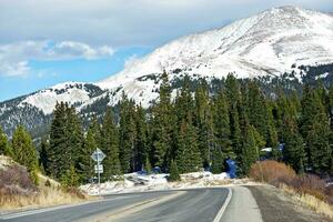 Colorado montagna strada foto