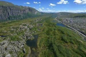 saltfjellet svartisen nazionale parco nel il Norvegia foto