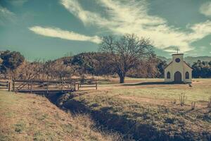 fondamentale ranch Chiesa e Santa monica montagne foto