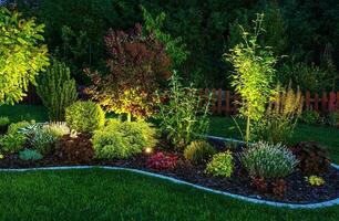 illuminato giardino Visualizza foto