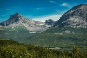 panoramico estate Nordland contea Norvegia foto