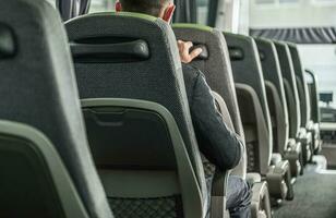 pubblico mezzi di trasporto allenatore autobus passeggeri foto