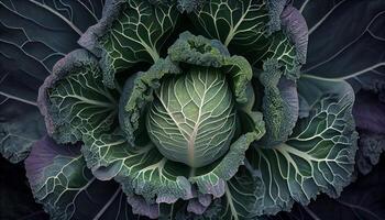 biologico verdura insalata, un' sano, colorato pasto generato di ai foto