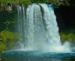 koosah cade sulla gamma della cascata del fiume mckenzie o foto