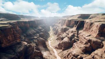 costa vedere di fondamentale canyon nel disgustoso corsi di sviluppo. creativo risorsa, ai generato foto