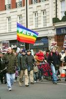 Londra, unito regno, 18 ° marzo 2006, Londra Comunità protesta e dimostrazione durante il guerra foto