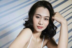 bellezza foto di giovane asiatico donna