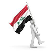 bandiera dell'iraq foto