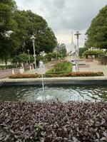 naturale giardino , tangga putrajaya passaggi nel Malaysia foto