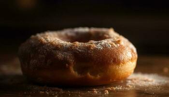 fatti in casa ciambella, fresco e dolce indulgenza generato di ai foto