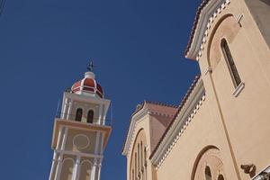 dettaglio di una chiesa sull'isola di Zante in Grecia