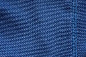 blu gli sport capi di abbigliamento tessuto calcio camicia maglia struttura con punti foto