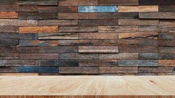esposto di legno parete esterno, patchwork di crudo legna formatura un' bellissimo parquet legna modello. senza soluzione di continuità legna pavimento, legno duro pavimento foto