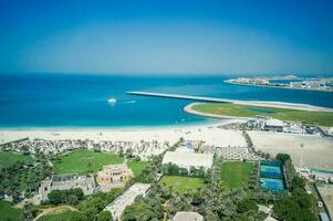 alluvionale spiaggia nel dubai foto