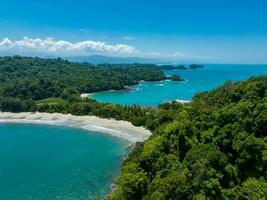 aereo Visualizza di manuel antonio nazionale parco nel costa rica. foto