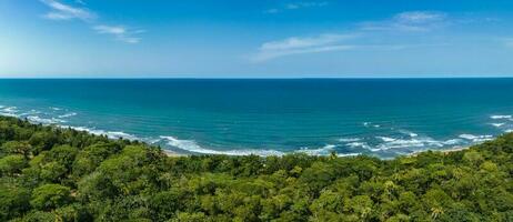 aereo Visualizza di tortuguero villaggio, costa rica foto