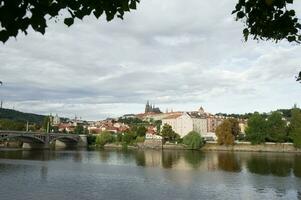 Visualizza di vltava il fiume.praga,ceco rappresentante foto