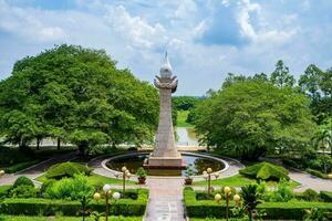 mattina a Ben duoc tempio, cu chi, ho chi minh città, Vietnam. il storico quartiere rivoluzionario accanto cu chi tunnel, un' famoso base di rivoluzionario Vietnam prima 1975. viaggio concetto foto