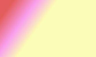 design semplice pastello giallo rosso e rosa pendenza colore illustrazione sfondo foto