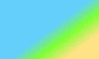 semplice verde, blu e giallo pendenza colore illustrazione sfondo molto freddo foto
