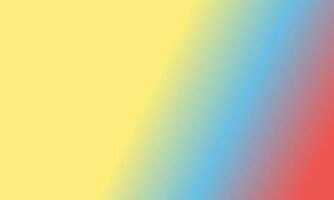 design semplice pastello giallo, blu e rosso pendenza colore illustrazione sfondo foto