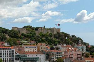 sao jorge castello nel Lisbona foto