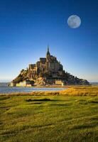 mont san-michel fortezza monastero nel Francia foto