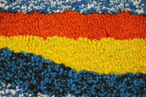 Multi colorato tappeto struttura sfondo modello foto