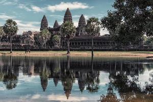 angkor wat in siem reap cambogia foto