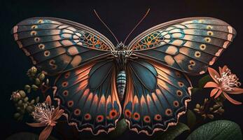 Multi colorato farfalla modello in natura bellezza ,generativo ai foto