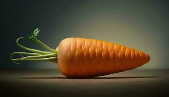 fresco biologico carota, maturo e salutare mangiare ,generativo ai foto