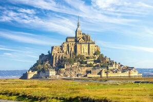 mont san-michel fortezza monastero nel Francia foto