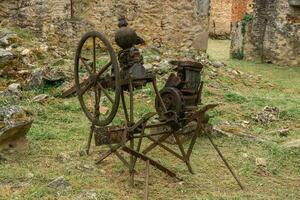 il vecchio rovine di il cittadina oradour-sur-glane nel Francia. foto