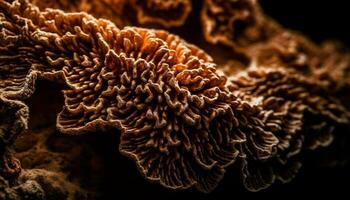 colorato acquatico vita prospera su vivace corallo generato di ai foto