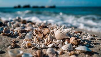 idilliaco estate vacanze a tropicale turista ricorrere generato di ai foto