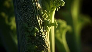 biologico verdura insalata, maturo e fresco per mangiare generato di ai foto