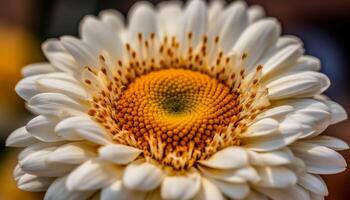 vivace girasole fiore, un' singolo oggetto di bellezza nel natura generato di ai foto