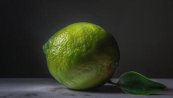 succoso agrume fetta, maturo e fresco, Perfetto per salutare mangiare generato di ai foto