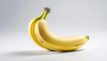 succoso giallo Banana, un' salutare merenda per un' fresco stile di vita generato di ai foto