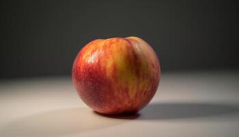 succoso maturo mela, un' salutare merenda per un' fresco stile di vita generato di ai foto