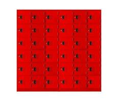rosso armadietto scatola o Palestra armadietto dentro il camera foto